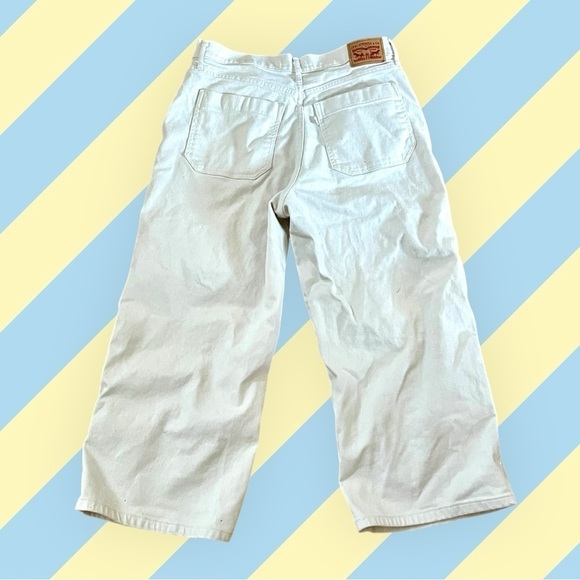 Levi’s Stress Mild High Crop Wide Leg Jeans Size 32 - Picture 2 of 6